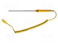 Probe: K-type temperature; -50÷650°C; Probe l: 200mm; ±2% PEAKTECH PKT-PTF-10
