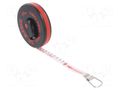 Measuring tape; L: 10m; Width: 15mm; ABS; measure MEDID MED.121010D