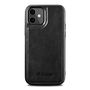 iCarer Leather Oil Wax case covered with natural leather for iPhone 12 mini black (ALI1204-BK), iCarer 6958955876581 6958955876581