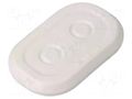 Multigate grommet; elastomer thermoplastic TPE; light grey HT HI TECH POLYMERS SK8-13-TPE