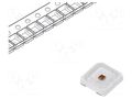Power LED; 3030; crimson; 120°; flat; square; 1.8÷2.6VDC ProLight Opto PW2R-FFME-A