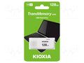 Pendrive; USB 2.0; 128GB; HAYABUSA; white; USB A KIOXIA LU202W128GG4