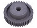Spur gear; whell width: 35mm; Ø: 132mm; Number of teeth: 64; ZCL ELESA+GANTER ZCL-2.0-64