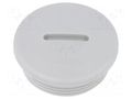 Stopper; M32; 1.5; IP54; polyamide; grey; V-N-FS; Thread: metric HUMMEL HUMMEL-1251320050