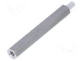 Screwed spacer sleeve; 40mm; Int.thread: M3; Ext.thread: M3 DREMEC TFM-M3X40/DR234