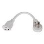 6" Extension Cord with Flat Rotating Plug 28-11104