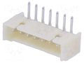 Connector: wire-board; socket; male; PIN: 7; 1A; 250V; angled; THT ADAM TECH 125SHA07TR