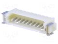 Connector: wire-board; socket; male; PIN: 9; 1A; 250V; horizontal ADAM TECH 125SHA09TRSMT