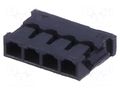 Connector: wire-board; plug; female; PIN: 4; 2A; 50V; IDC; for cable ADAM TECH 12CHA404BK
