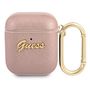 Guess GUA2SASMP AirPods cover pink/pink Saffiano Script Metal Collection, Guess 3666339009816 3666339009816