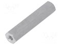 Screwed spacer sleeve; 25mm; Int.thread: M2,5; hexagonal DREMEC TFF-M2.5X25/DR132