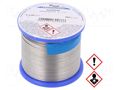 Tin; lead-based; Sn60Pb40; 1.2mm; 0.5kg; reel; 190°C; 2.5% CYNEL LC60-1.20/0.5