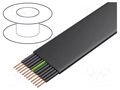 Wire; H07VVH6-F,PVC-Flach; 12G2.5mm2; unshielded; 450V,750V; Cu HELUKABEL PVC-FLACH-12G2.5