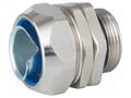 Straight terminal connector; Thread: metric,outside; brass; IP67 HUMMEL HUMMEL-1573166051