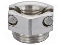 T-bolt clamp; nickel plated brass; Thread len: 6.5mm; Gland: M20 HUMMEL HUMMEL-1143200050