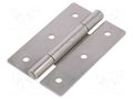 Hinge; Width: 60mm; stainless steel; H: 90mm ELESA+GANTER GN136NI60-90-B
