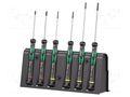 Kit: screwdrivers; Phillips cross,slot; Kit: stand,screwdrivers WERA WERA.2035/6