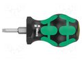 Screwdriver; slot; 3.5x0.6mm; STUBBY; Blade length: 24.5mm WERA WERA.05008840001