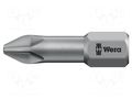 Screwdriver bit; Phillips; PH2; Overall len: 25mm; TORSION WERA WERA.851/1TZ/2