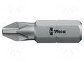 Screwdriver bit; Phillips; PH0; 1/4"; Overall len: 25mm WERA WERA.851/1Z/0