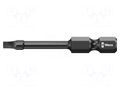 Screwdriver bit; square; RB2; Overall len: 50mm; Plating: diamond WERA WERA.05057671001