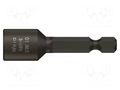 Screwdriver bit; 6-angles socket; HEX 10mm; Overall len: 50mm WERA WERA.869/4/10