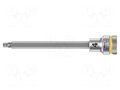 Socket; Hex Plus key,socket spanner; HEX 4mm; 3/8"; Zyklop WERA WERA.05003032001