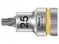 Socket; socket spanner,Torx®; Size: TX25; 3/8"; 35mm; Zyklop WERA WERA.05003062001