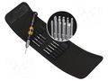 Kit: screwdrivers; hex key,Phillips,slot,Torx®; ESD; case; 11pcs. WERA WERA.MSESD11SB