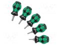Kit: screwdrivers; Torx®; TX10,TX15,TX20,TX25,TX27; STUBBY; 5pcs. WERA WERA.05008876001