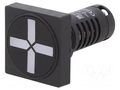 Position indicator; 22mm; PK22; -25÷70°C; IP54; 24VAC; 24VDC SPAMEL PK22-WP-24