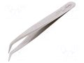 Tweezers; 120mm; for precision works; Blade tip shape: flat KNIPEX KNP.920254
