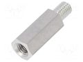 Screwed spacer sleeve; 18mm; Int.thread: M5; Ext.thread: M5 DREMEC TFM-M5X18/DR238