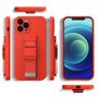 Rope case gel case with a lanyard chain bag lanyard Samsung Galaxy A12 pink, Hurtel 5907769330544 5907769330544