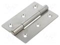 Hinge; Width: 60mm; stainless steel; H: 90mm ELESA+GANTER GN136NI60-90-C