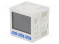 Module: transducer; pressure; -0.1÷1MPa; OUT: 3; OUT 1: PNP; ISE20 SMC ISE20B-T-M5