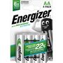 Rechargeable Battery HR06 (AA) 1.2V 2300mAh Ni-Mh Extreme Energizer 4pcs blister HR6/2300/ENE-BL4 7638900416893