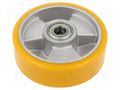 Transport wheel; Ø: 125mm; W: 40mm; 300kg; polyurethane; ALPU RADER ALPU-125/15K