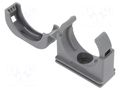 Bracket; polyamide 6; PMACLIP SFH; grey; Size: 12; PMACLIP PMA I-SFH-12-0