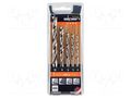 Drill set; for wood; steel; blister; PROFI HOLZ; wood,chipboard ALPEN-MAYKESTAG ALP.600114100