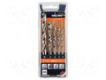 Drill set; for wood; steel; blister; PROFI HOLZ; wood,chipboard ALPEN-MAYKESTAG ALP.600114100