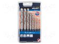 Drill set; for concrete; steel; blister; LONGLIFE; 8pcs. ALPEN-MAYKESTAG ALP.700108100