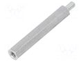 Screwed spacer sleeve; 35mm; Int.thread: M3; Ext.thread: M3 DREMEC TFM-M3X35/DR234