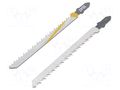 Hacksaw blade-set; wood,MDF,plastic,chipboard,jigsaw; L: 115mm WOLFCRAFT WF3547000