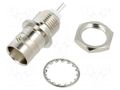 Connector: BNC; socket; female; straight; 50Ω; soldering; PTFE AMPHENOL RF 031-221
