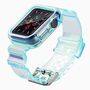 Silicone Band Strap Bracelet Case Strap Light Set for Apple Watch 38mm - Blue, Hurtel 9145576223840 9145576223840