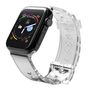 Silicone Strap Bracelet Bracelet Strap Light for Apple Watch 42 / 44 mm - Black, Hurtel 9145576225585 9145576225585