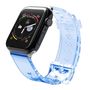 Silicone Strap Bracelet Bracelet Strap Light for Apple Watch 42 / 44 mm - Blue, Hurtel 9145576225592 9145576225592