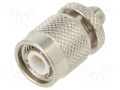 Adapter; SMA socket,TNC male; Insulation: PTFE; 50Ω AMPHENOL RF 242105