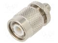 Adapter; SMA socket,TNC male; Insulation: PTFE; 50Ω AMPHENOL RF 242105